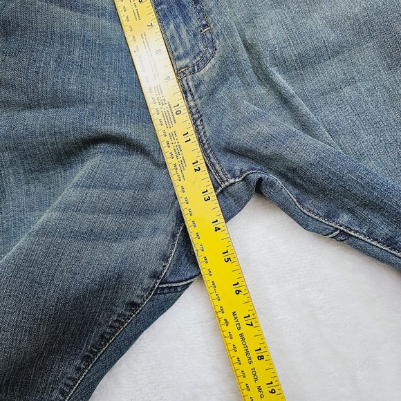 NEW Lee Extreme Motion Jeans Men 44W 32L Blue Athletic Tapered Leg Performance - Picture 9 of 13